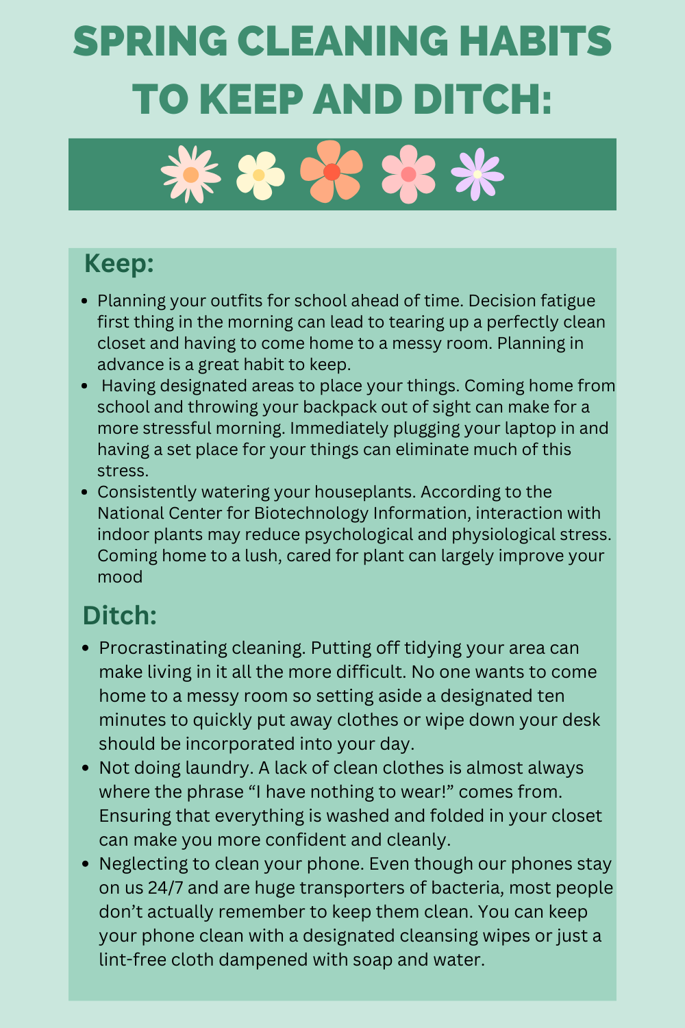Spring cleaning habits to keep and ditch