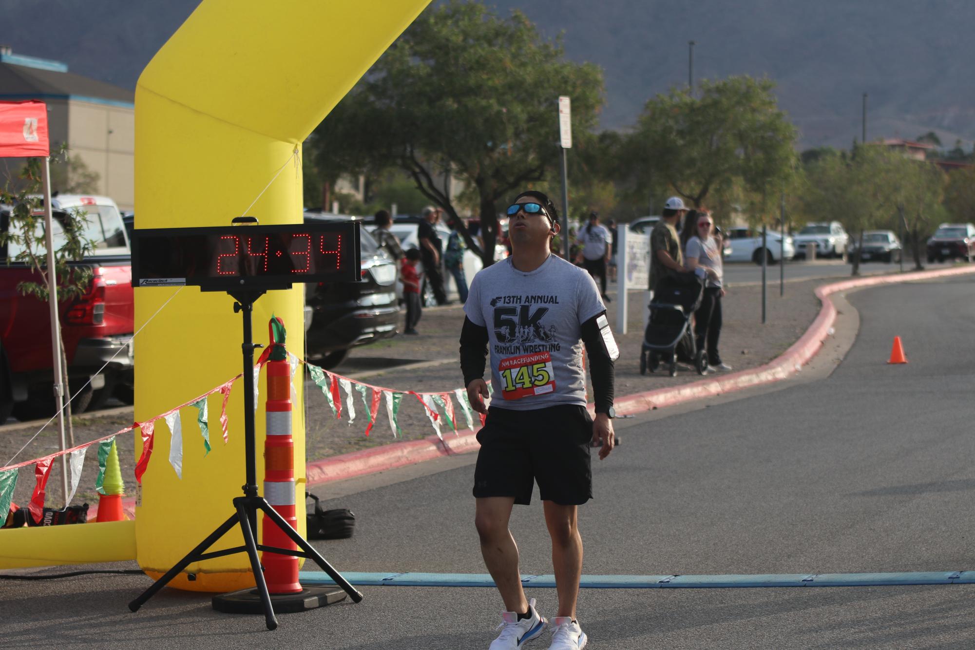 A community member participates in the 13th Annual Wrestling 5K on Sept. 21, 2024 at Franklin High School. 

This years 5K will be held on Saturday, Nov. 8.